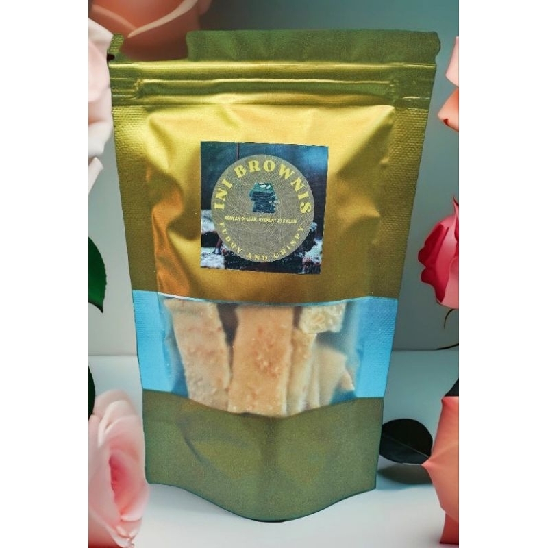 

Brownis Krispi Vanilla Keju/Brownis Kering/Brownis Chips/KeripikBrownis