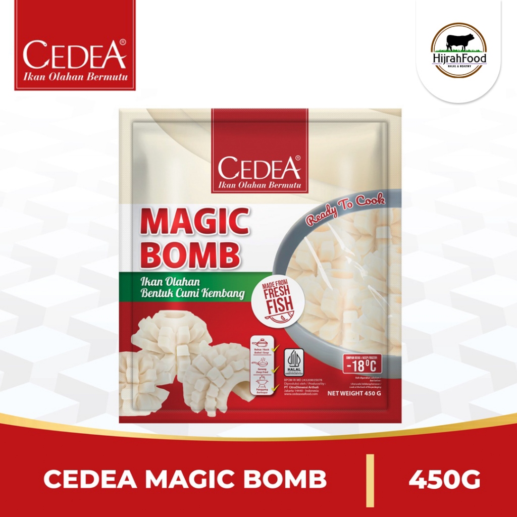 

CEDEA Magic Bomb Ikan Olahan Bentuk Cumi Kembang Fresh Siap Masak 450gr