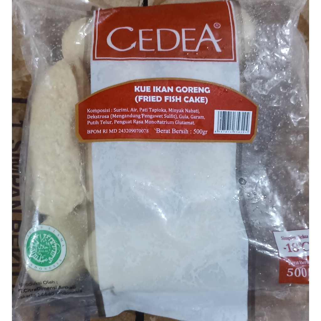 

Cedea Kue Ikan goreng 500gram