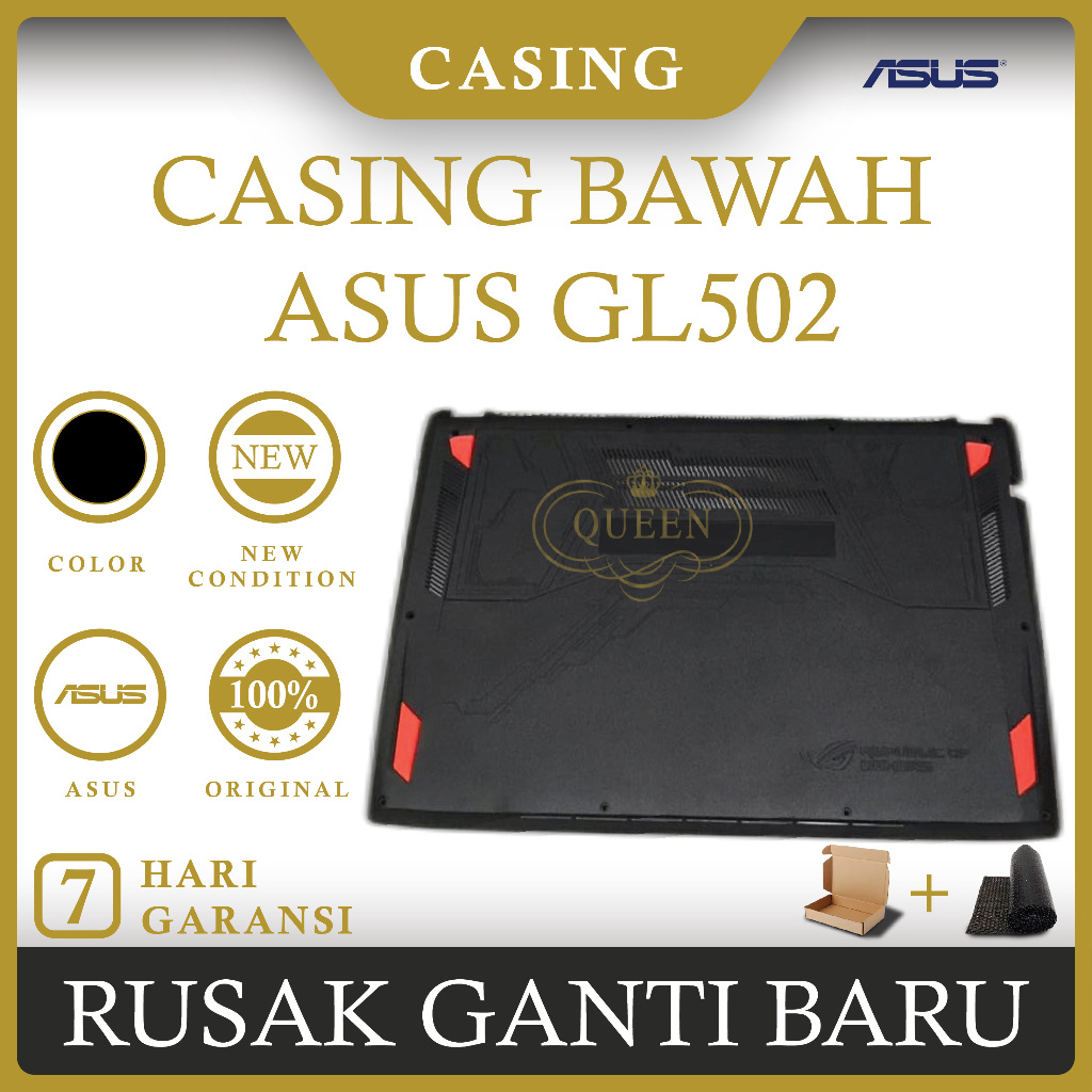 Casing bawah Laptop Asus ROG STRIX Gl502vs Gl502v