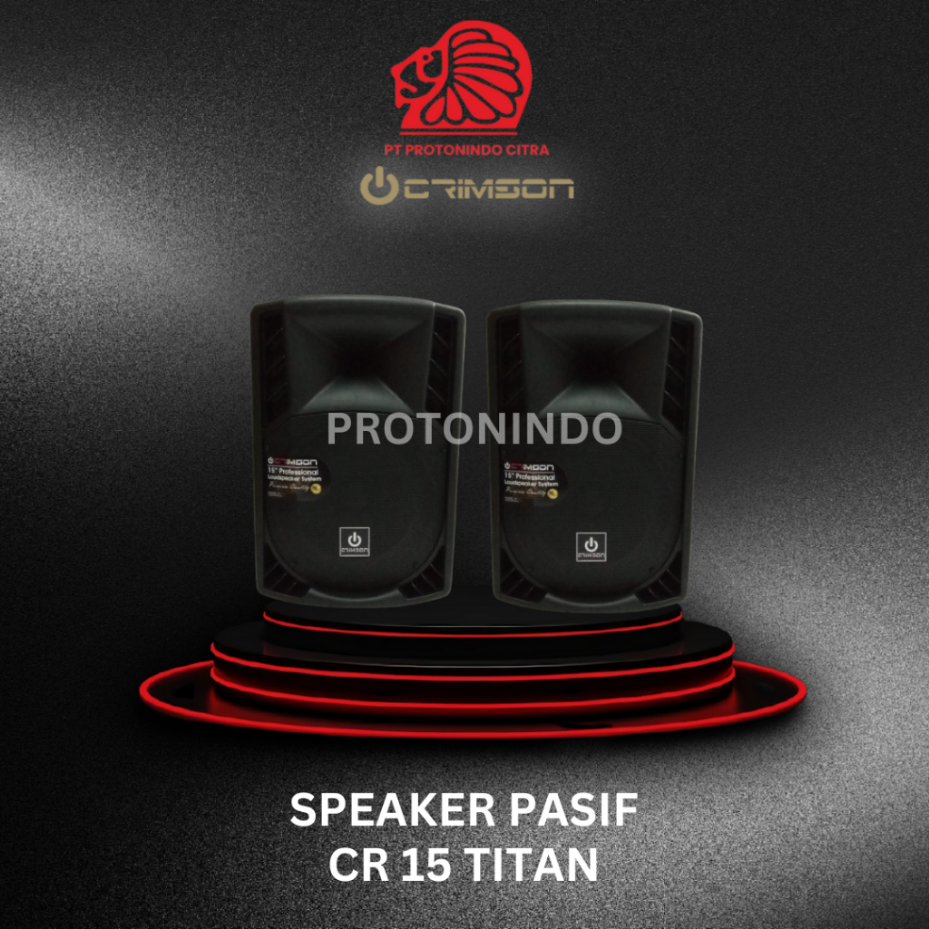 Speaker Passive 15 Inch 500 Watt - Speaker Pasif Crimson CR 15 TITAN