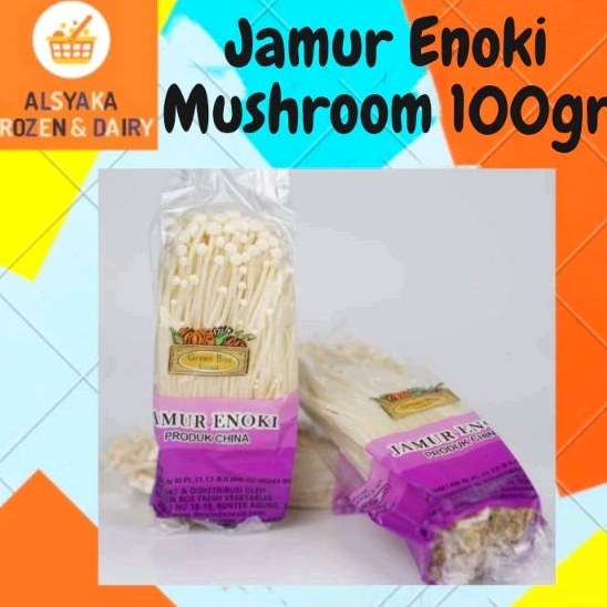 

Jamur Enoki Kemasan 100gr Higienis Siap Diolah