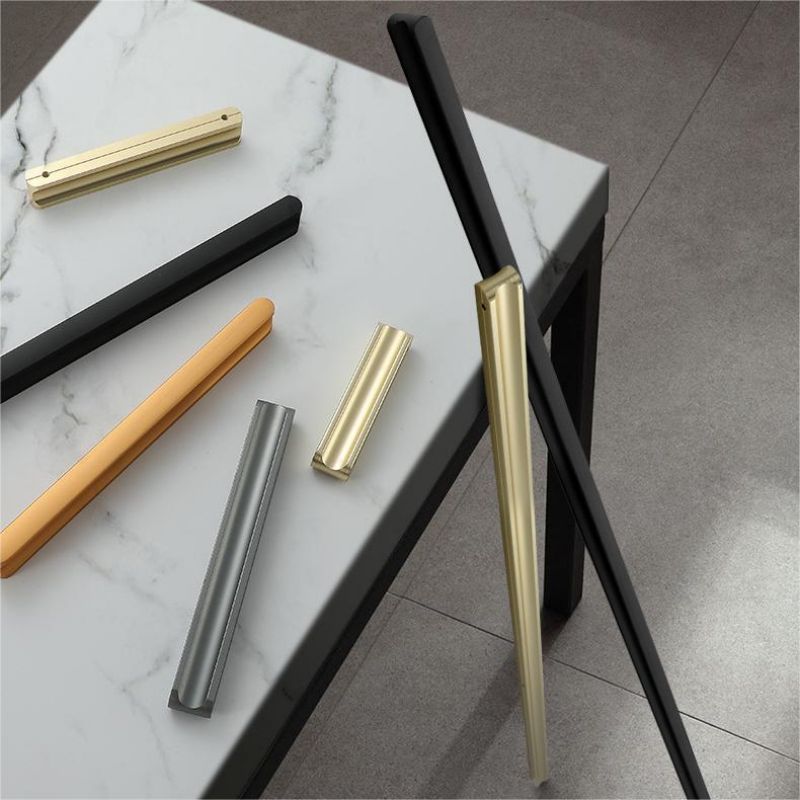 Tarikan Lemari Dapur 1 Meter Handle Lemari Minimalis Gagang Pintu Lemari Tarikan Pintu Gold Gagang
