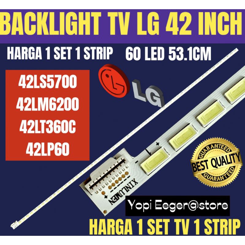 BACKLIGHT TV LCD LED LG 42 INCH 42LS5700- 42LM6200-42LT360T BACKLIGHT TV 42 INCH