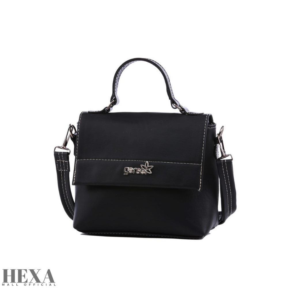 Tas Wanita Selempang Tali Sling Bag Handbag Kecil Pesta Hitam Premium