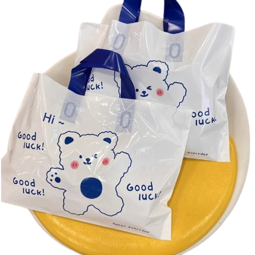 

Paper Bag - Kantong Plastik White Bear Good Luck Gift Bag Premium Tas Kado Lucu
