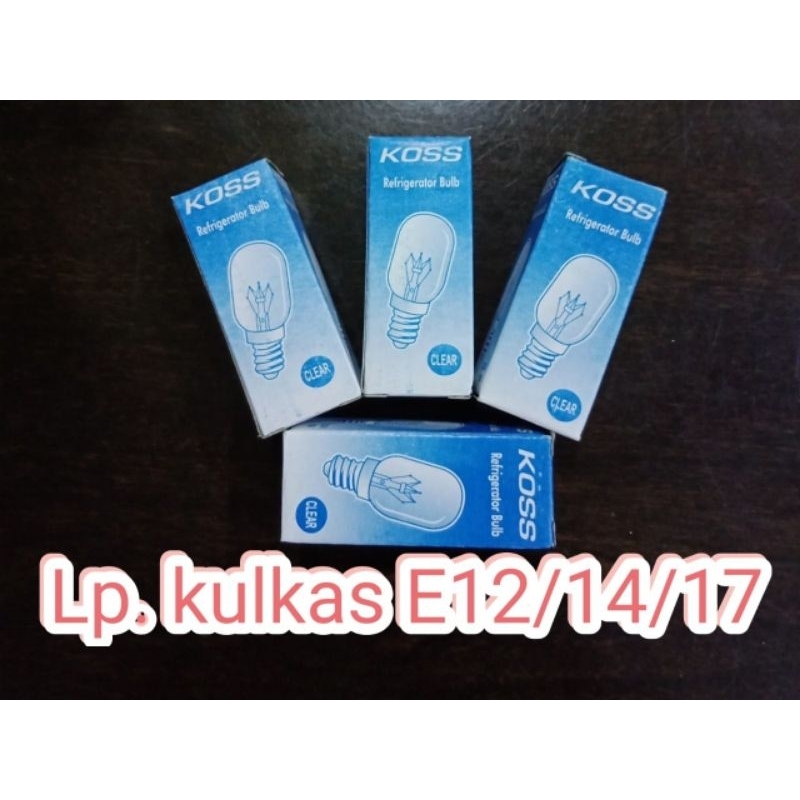 lampu kulkas fitting e12/14/17