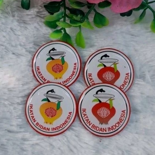 Pin IBI / Pin resin IBI/ Pin Resin Ikatan Bidan Indonesia / Pin Resin Custom / Pin Resin Murah