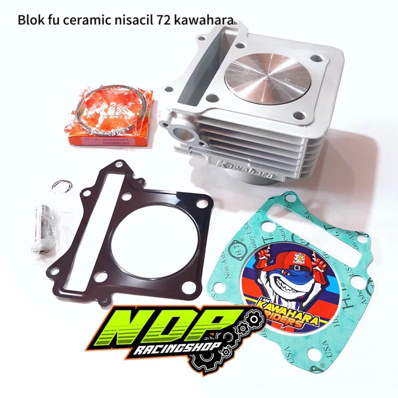 Blok piston kawahara 72 pin 15 untuk satria fu