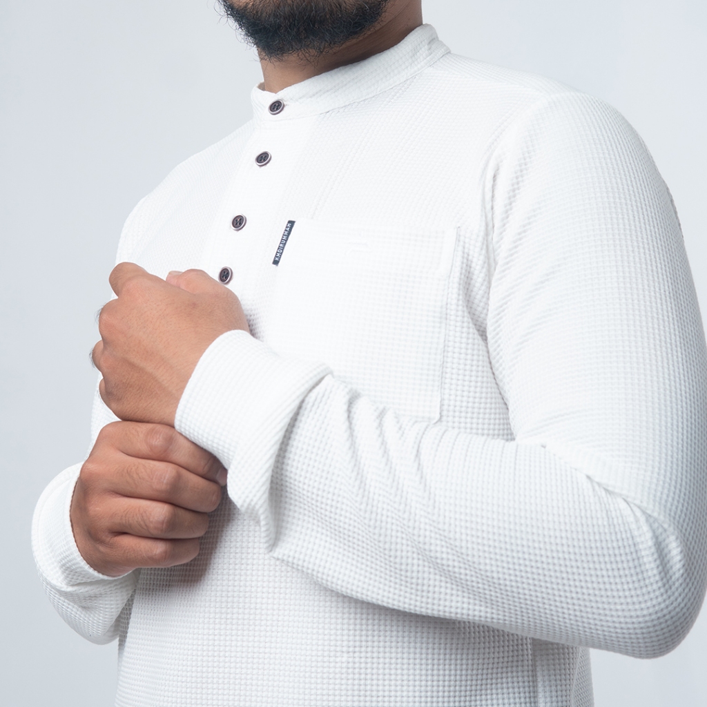TERBARU KHOIRUMMAH KURTA ZAIN DEWASA BAJU MUSLIM PRIA DEWASA KEMKO POLOS LENGAN PANJANG WHITE