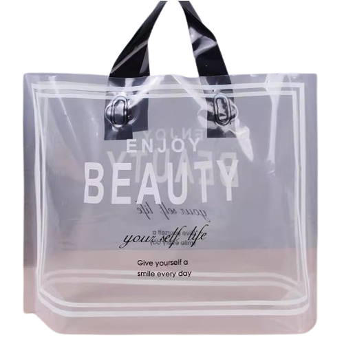 

Paper Bag - Kantong Plastik Enjoy Beauty Transparan Tas Gift Hadiah Lucu