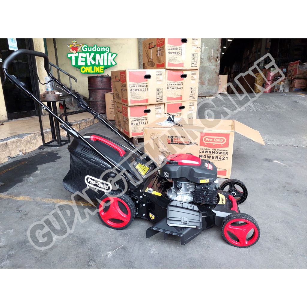 (MOWER-421 PROQUIP) Mesin Potong Rumput Dorong 4Tak MOWER421 PROQUIP / Lawn Mower Mesin Pemotong Rum
