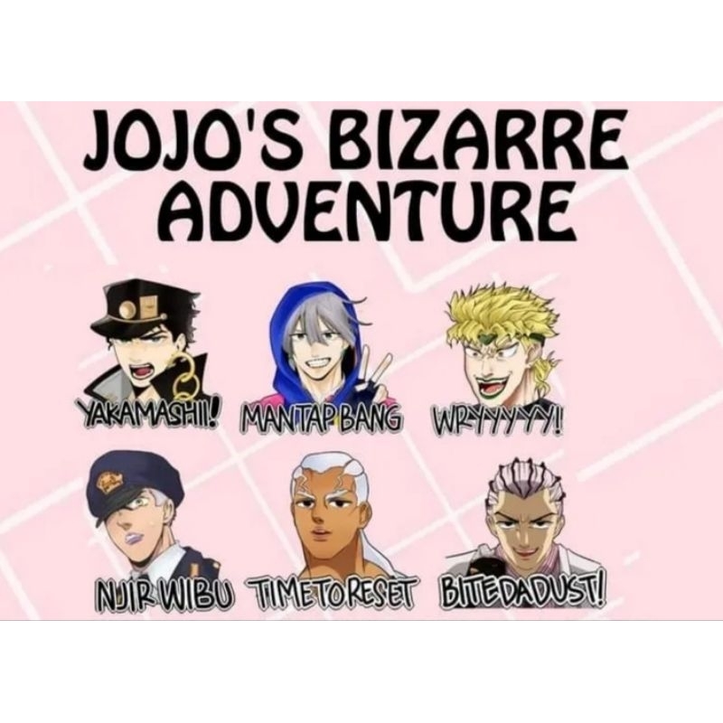 

JoJo's Bizarre Adventure Stiker Sticker Anime