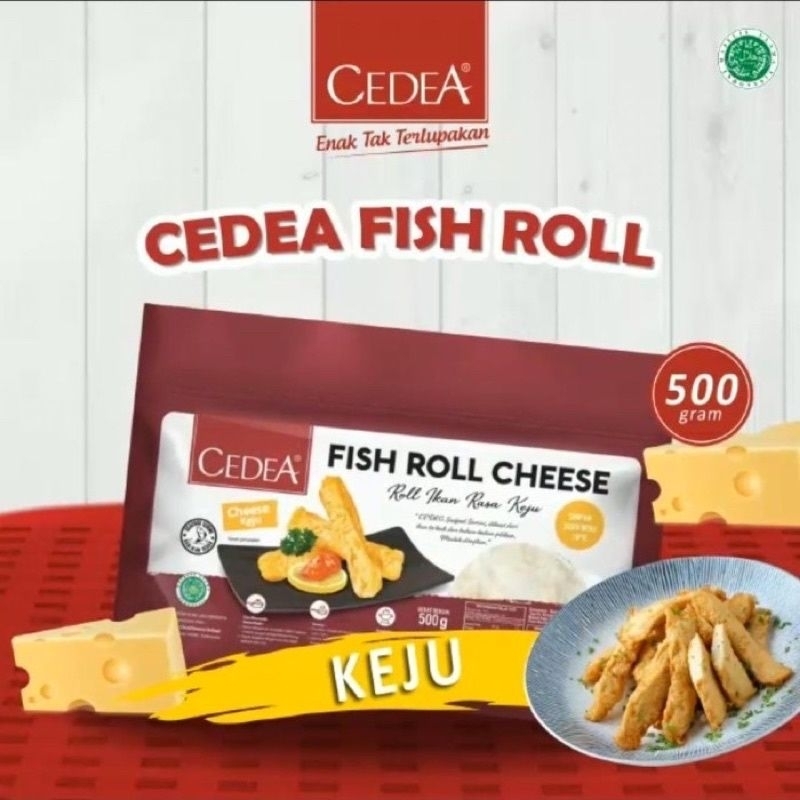 

Cedea Fish Roll Cheese | Berat 500g