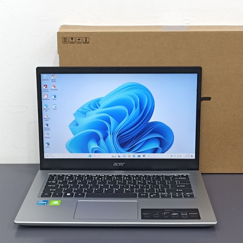 LAPTOP ACER ASPIRE 5 INTEL CORE I3-1115G4 8GB SSD 512GB MX350 LIKENEW