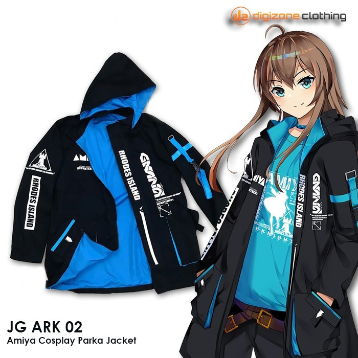 Jaket Parka Game Arknights Amiya Cosplay JG ARK 03