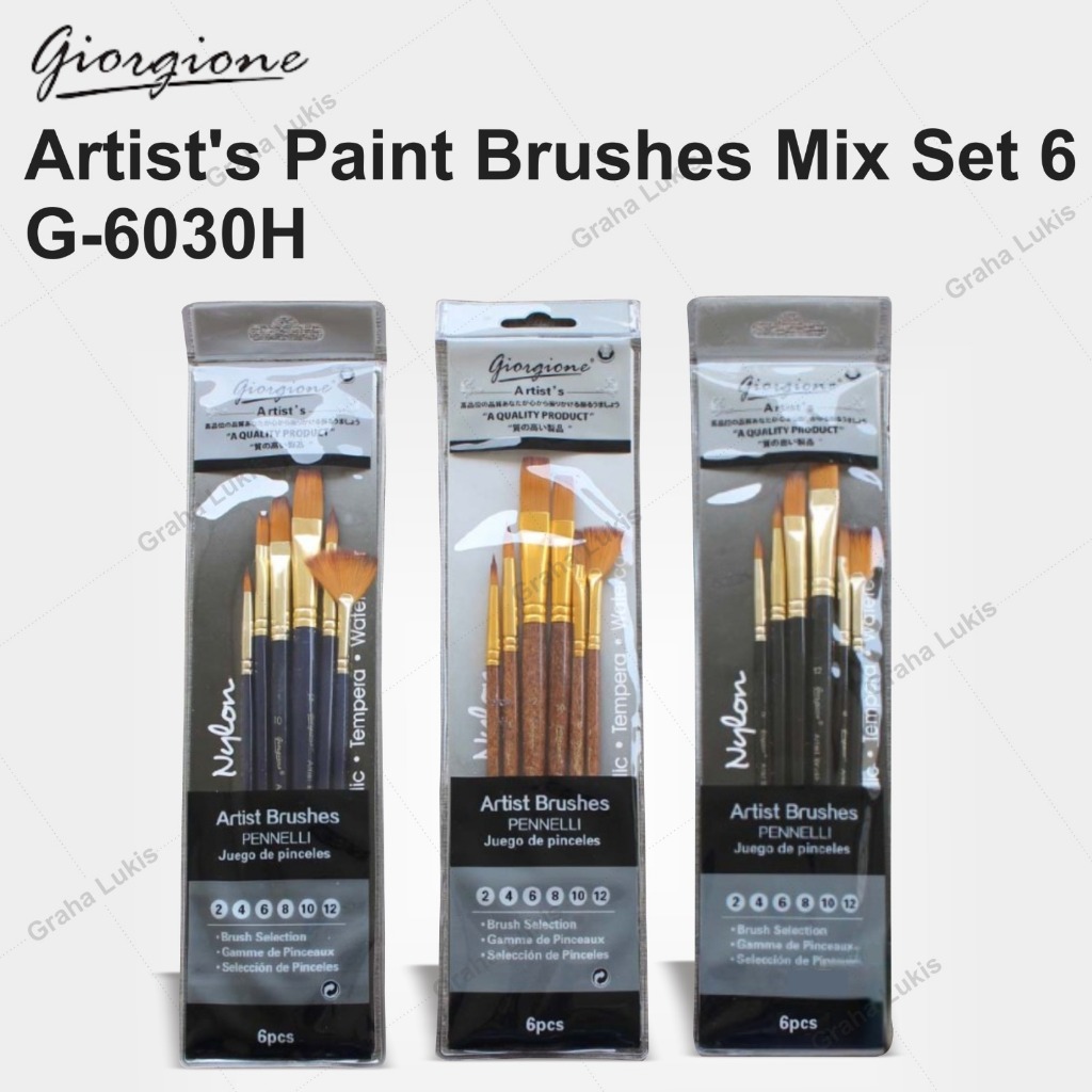 

Giorgione Brush set G-6030H mix set 6