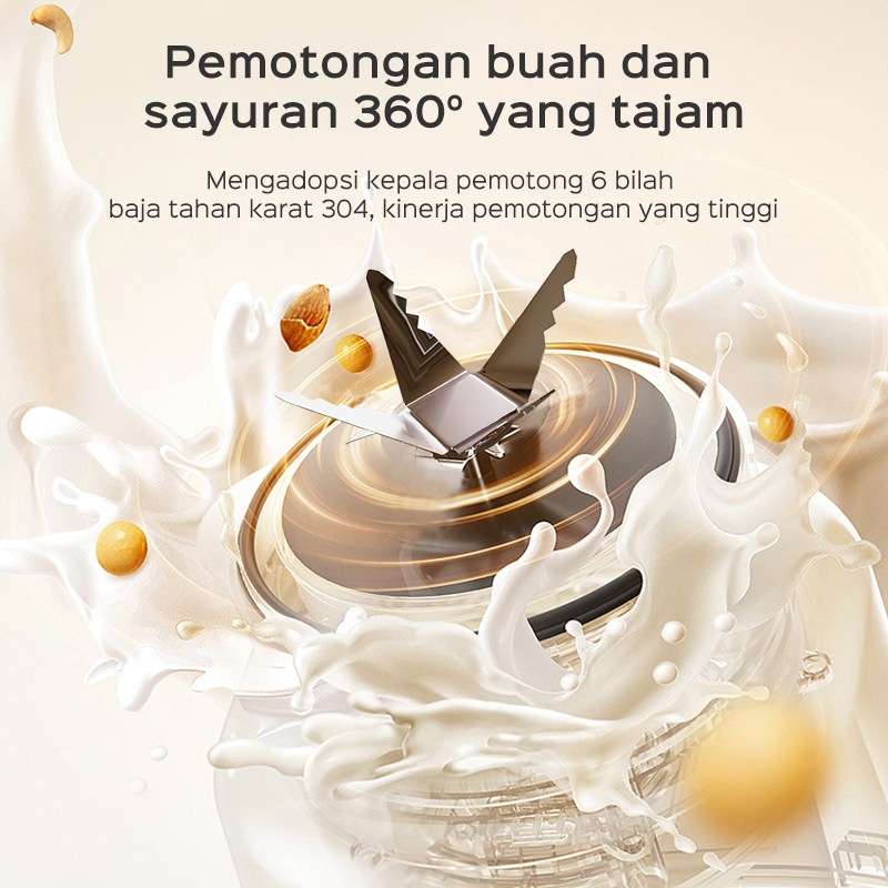 Han River Blender Duo 2In1 Buah Dan Bumbu Blender Jus Multifungsi Alat Peras Juice 1Liter