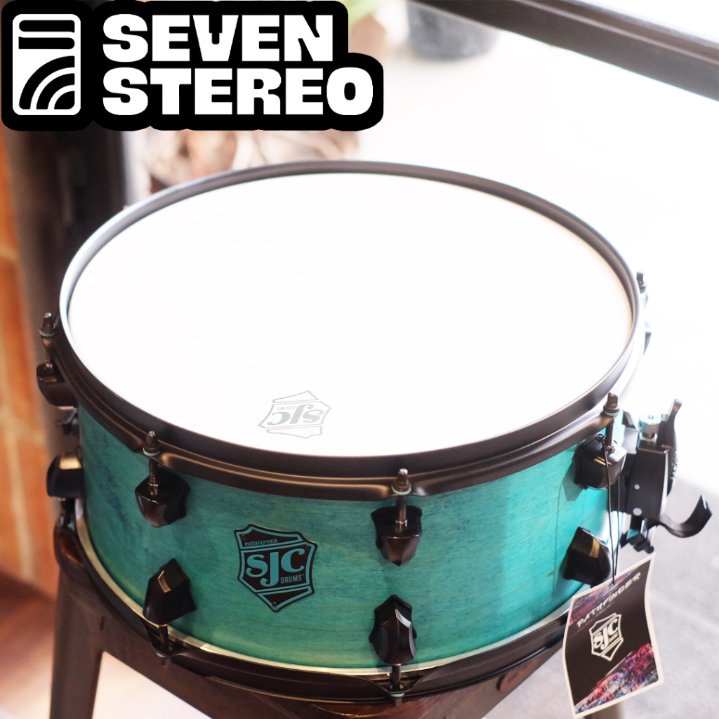 SJC PDS-6514PFTS Pathfinder Snare 14x6.5 Miami Teal Satin