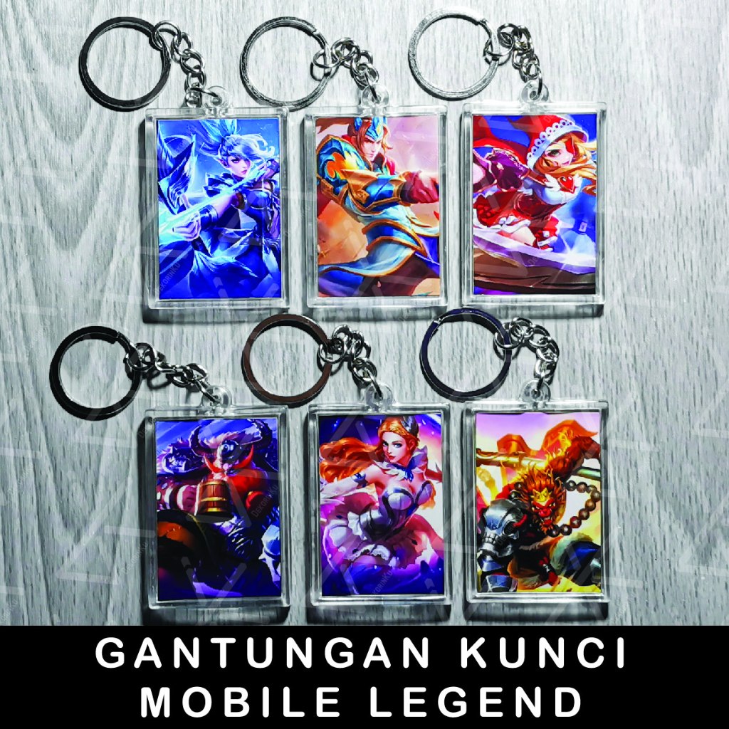 Keychain / Gantungan Kunci Mobile Legends Game