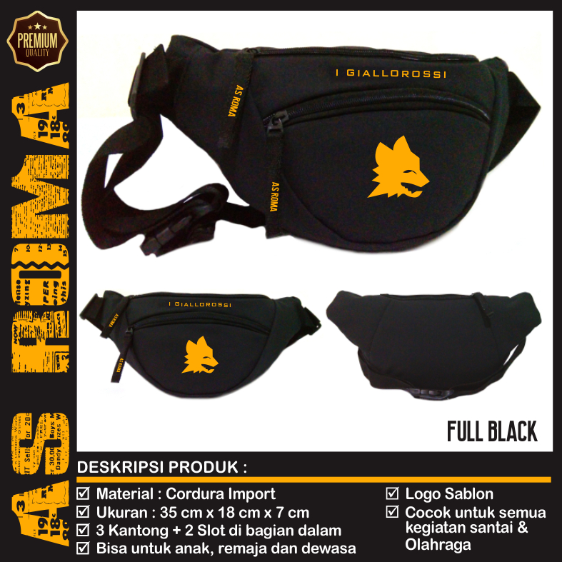 TAS PINGGANG WAISTBAG AS ROMA