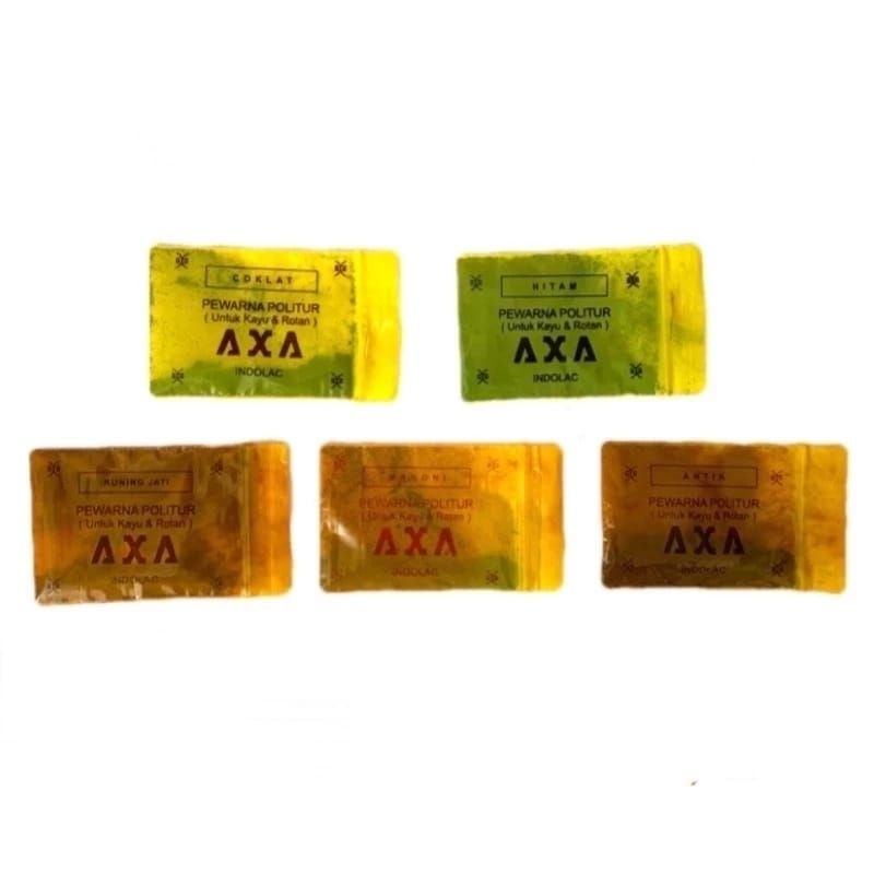 Oker Pewarna Kayu Cat Politur AXA Bubuk Warna Pelitur