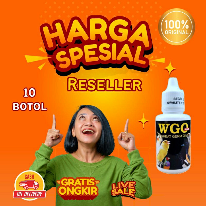 GROSIR WGO VITAMIN BREEDING 10 BOTOL