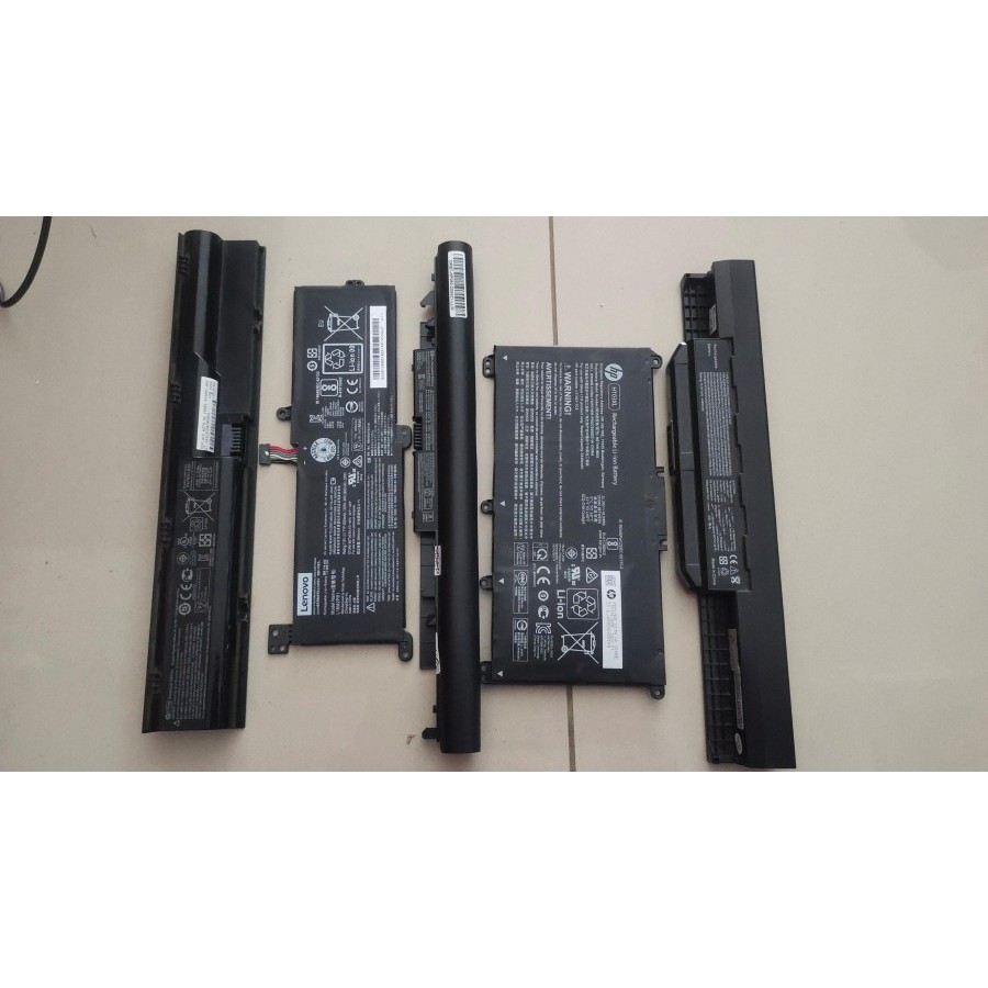 BATERAI LAPTOP BEKAS/RUSAK RANDOM