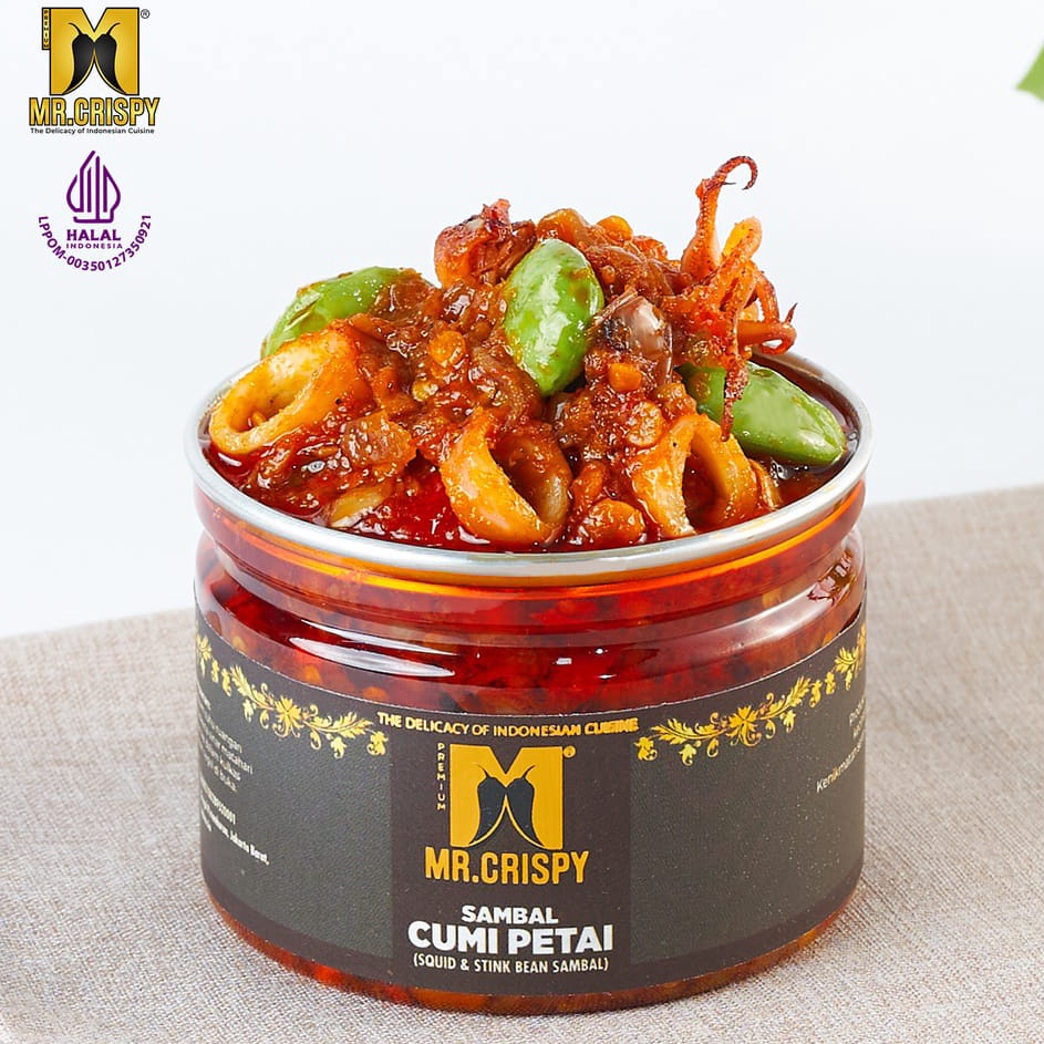 

XG34448 Sambal Cumi Pete Petai Sambel MrCrispy 12 Gram