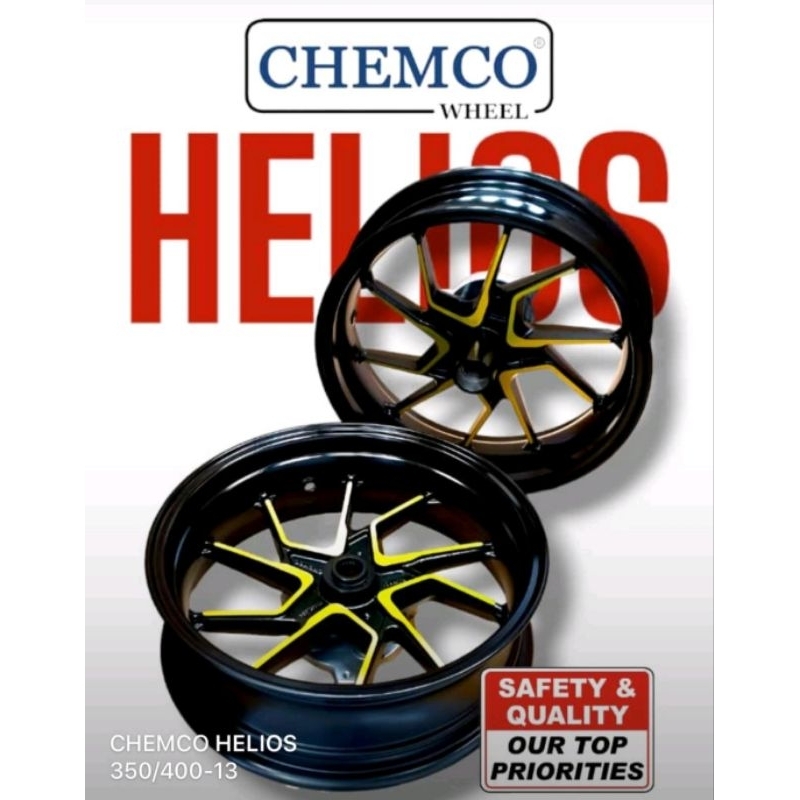 velg racing chemco 350/400× 13 yamaha Nmax old,Nmax new 2020