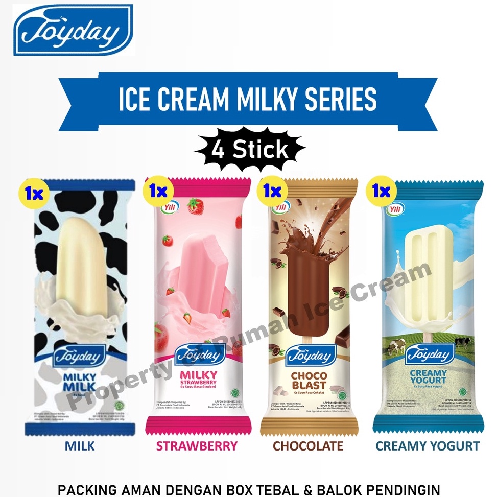 

Ice Cream Joyday Milky Series 4pcs