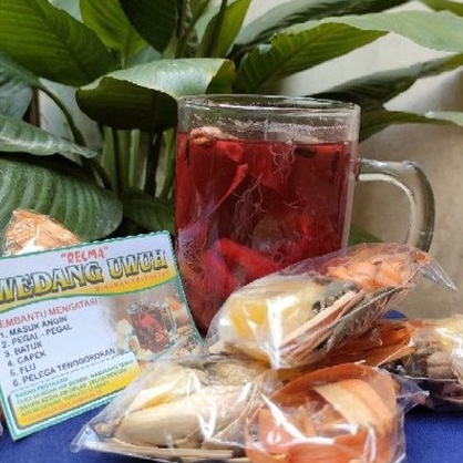

Cuci gudang Wedang Uwuh Halal Rempah Komplit Gula Batu 1BOX Isi 1pcs