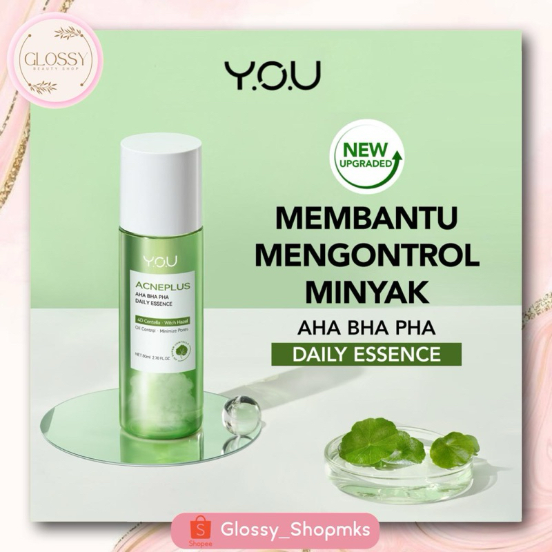 YOU Acne Plus AHA BHA PHA Daily Essence 80ml/ Acne Treatment/ Toner Wajah