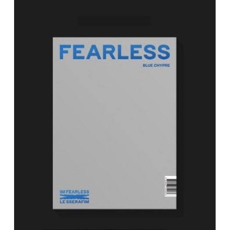 lesserafim fearless blue chypre album only