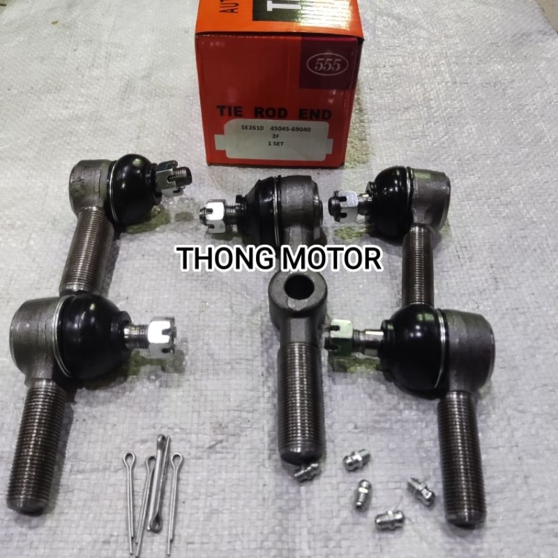 TIE ROD END 555 HARTOP 1F 2F FJ40 FJ45 BJ40 TIROD TEROD 555 MADE IN JAPAN 1 SET LENGKAP