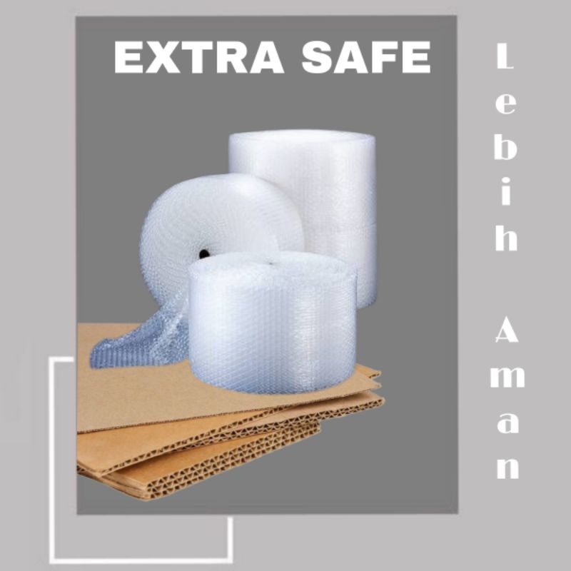 

Extra Safe - Packing Bubble Wrab / Kardus