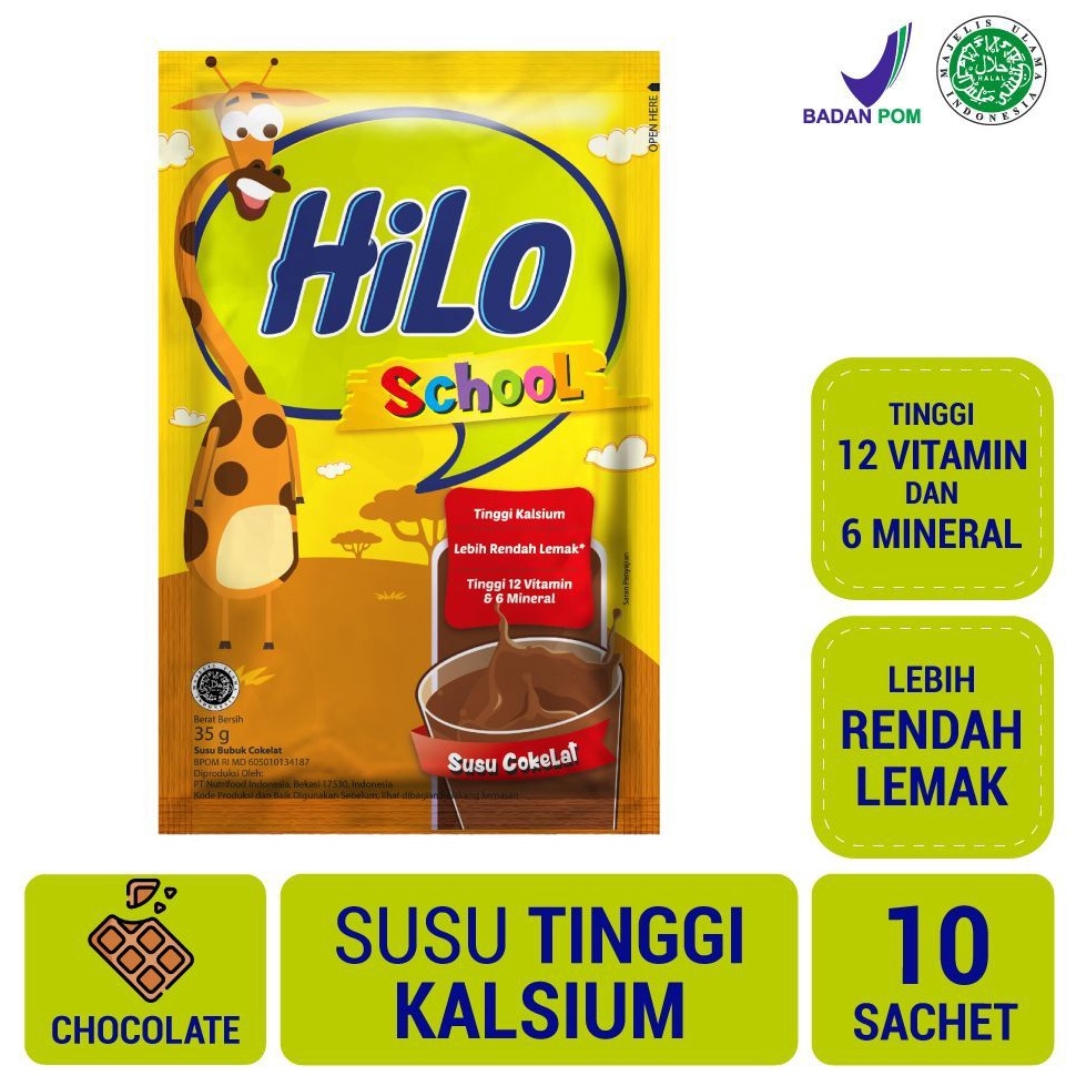 

PENJUALAN CEPATBEST SELLER MUMTAAZZTORE NUTRIFOOD HILO SCHOOL COKELAT 1 SACHET