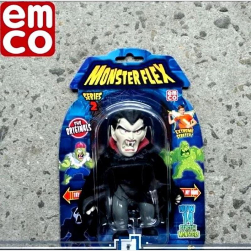 MONSTER FLEX VAMPIRE SERIES 2 STRETCHY DRACULA DRAKULA MONSTERS PREMIUM EMCO SUPER STRETCHY MONSTERS