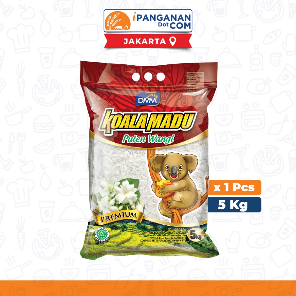 

PROMO ALE Beras Premium Koala Madu Pulen Wangi 5 kg Harga Sudah Termasuk Ongkir JKT