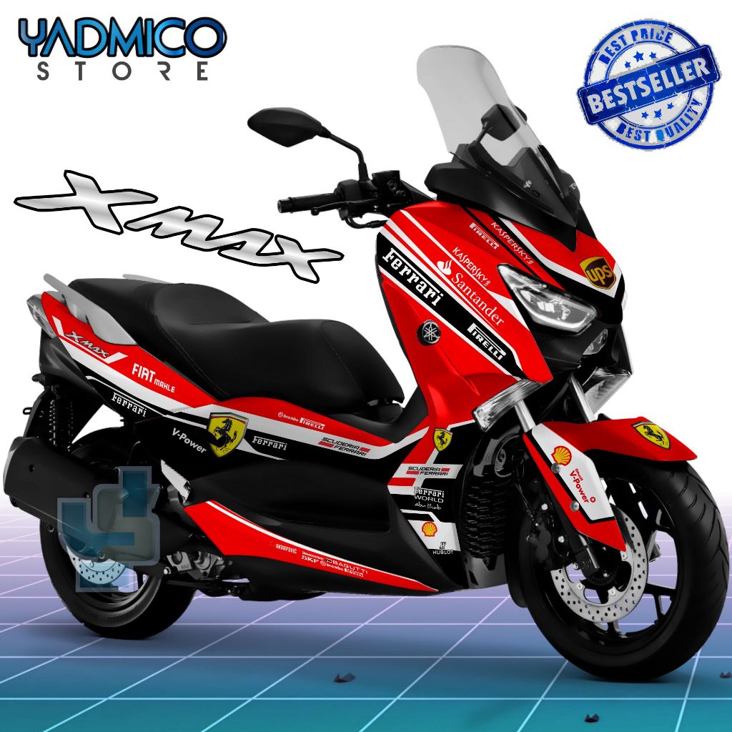 Decal XMAX 250 Full Body - Stiker Motor XMAX Full Body - Dekal XMAX 250 - Striping XMAX 250 Variasi 