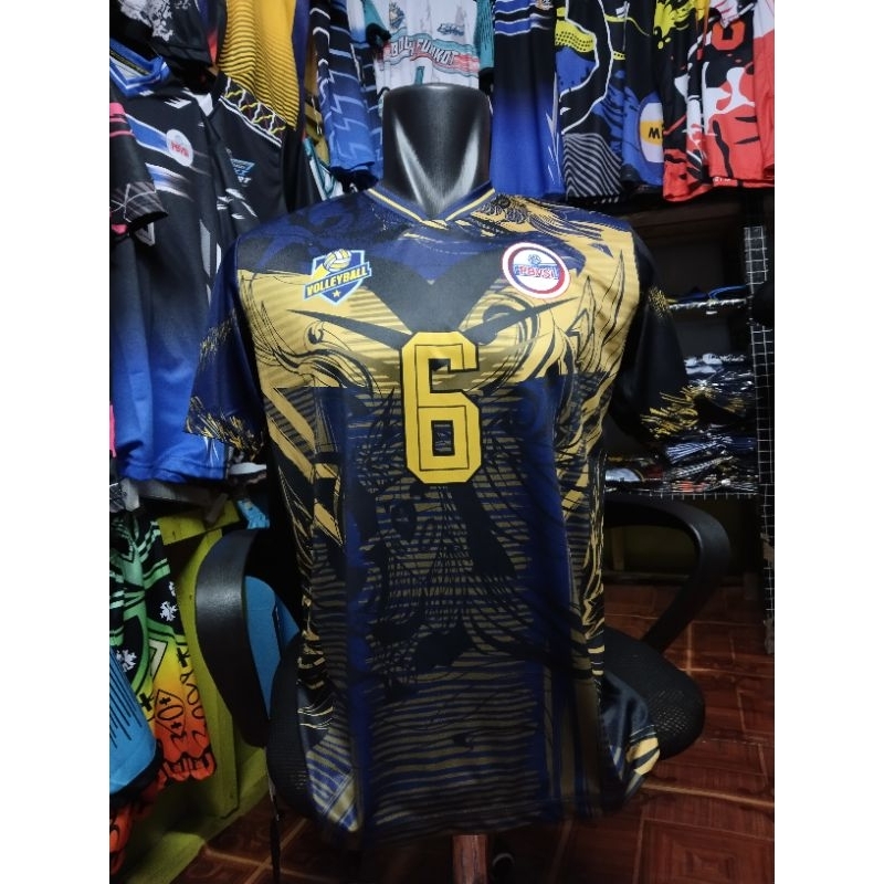 kaos jersey voli volly full printing pria wanita