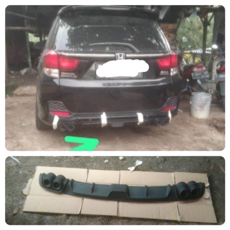 defuser bemper belakang universal