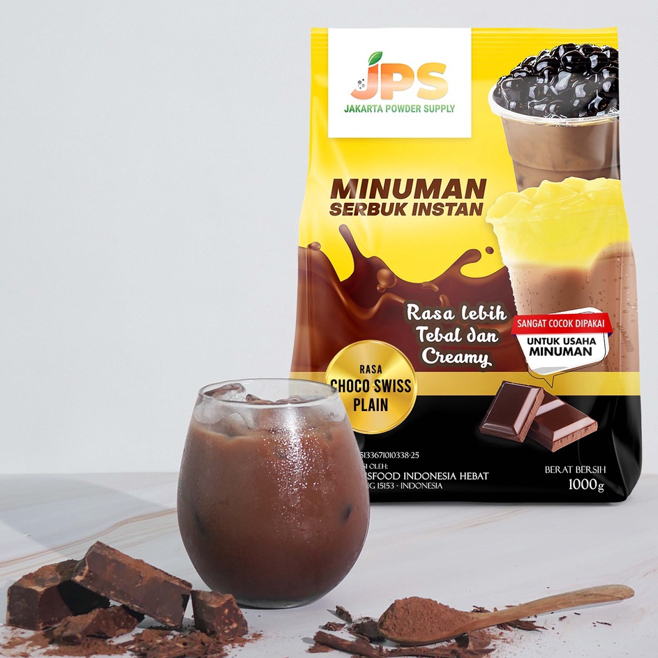 

Serba Murah Powder Drink JPS Bubuk Minuman Rasa CHOCO SWISS PLAIN 1Kg Kirim Langsung