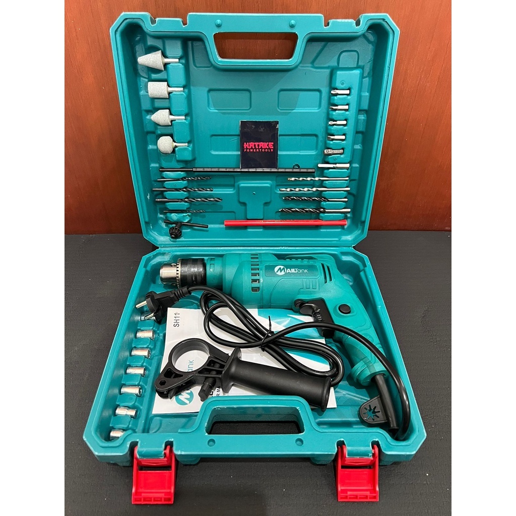 Mesin Bor 13mm Dan 10mm Mesin bor listrik Bor beton Bor besi Bor kayu kualitas terbaik dikelasnya pu