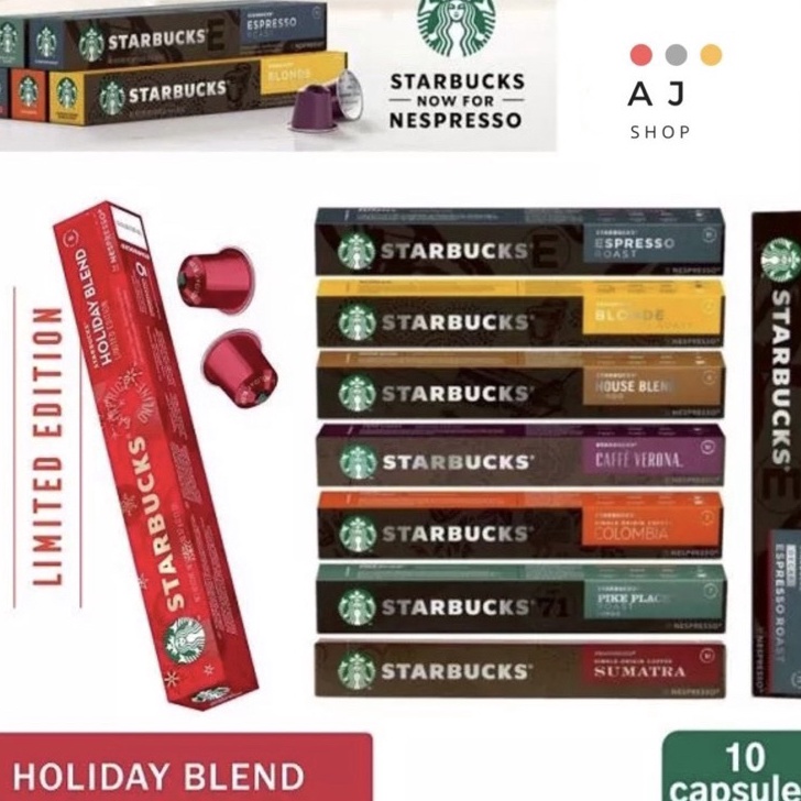 

HOT Nespresso Starbucks Coffee Capsule ORIGINAL
