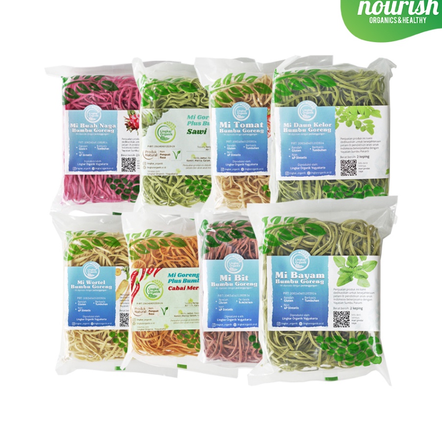 

C6369 Lingkar Organik Mie Goreng Sehat 1gr dengan Bumbu NO MSG