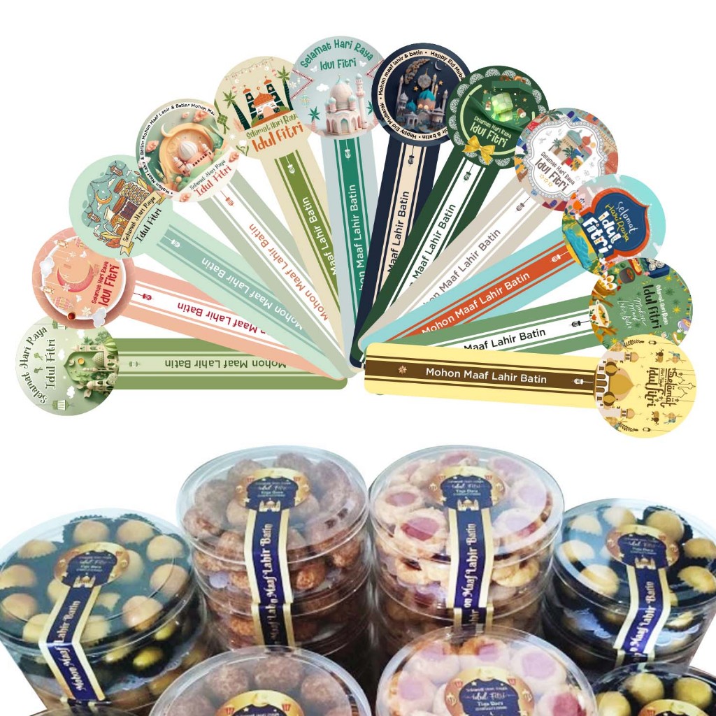 

20 PCS Stiker toples lebaran idul fitri Part 02