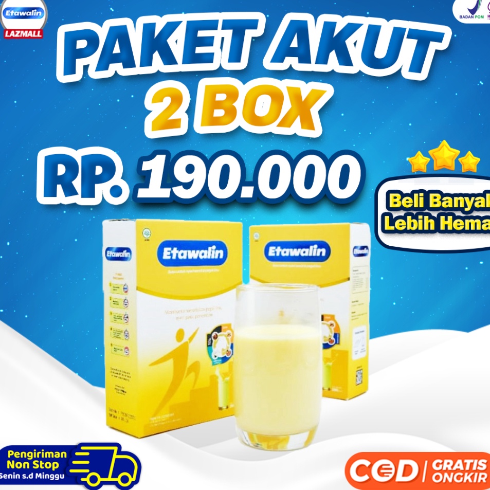 

Best Seller Paket 2 Box Etawalin Susu Etawa 1 Alami Tanpa Efek Samping