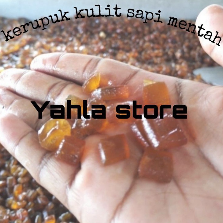 

Ready Stok Kerupukkrupukdorokdokrambakjangekkrecek kulit sapi mentah