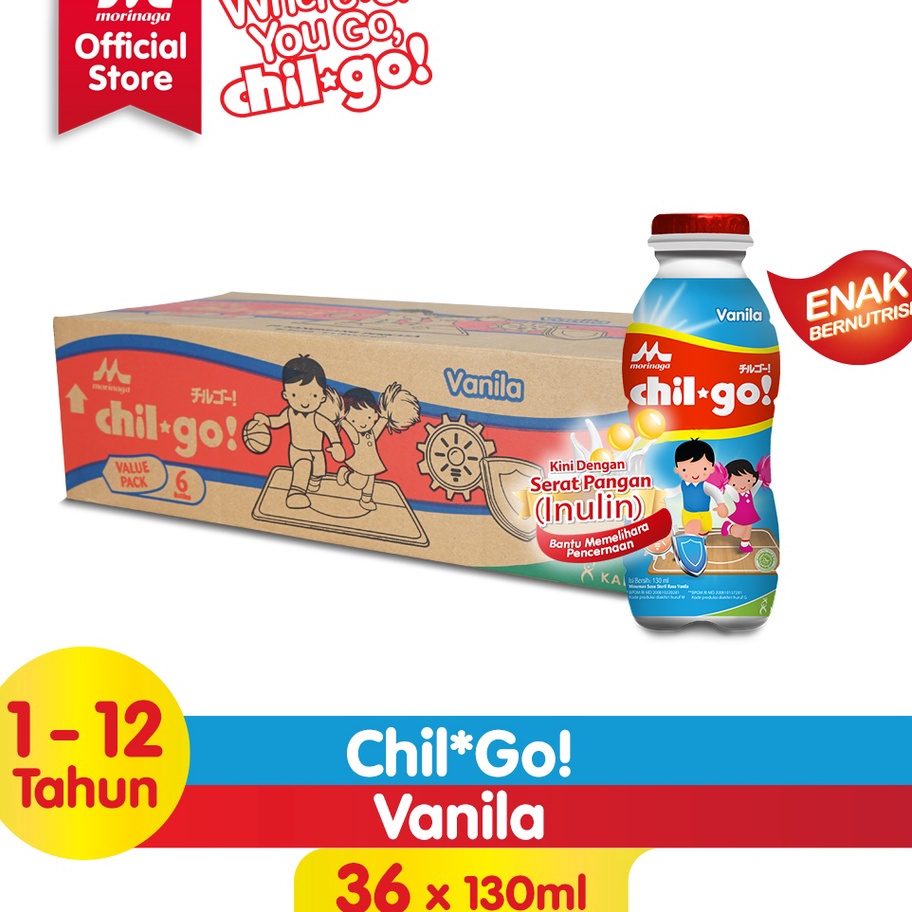 

COD NEWPRODUCT Chilgo Milk Vanilla 36x13ml Carton